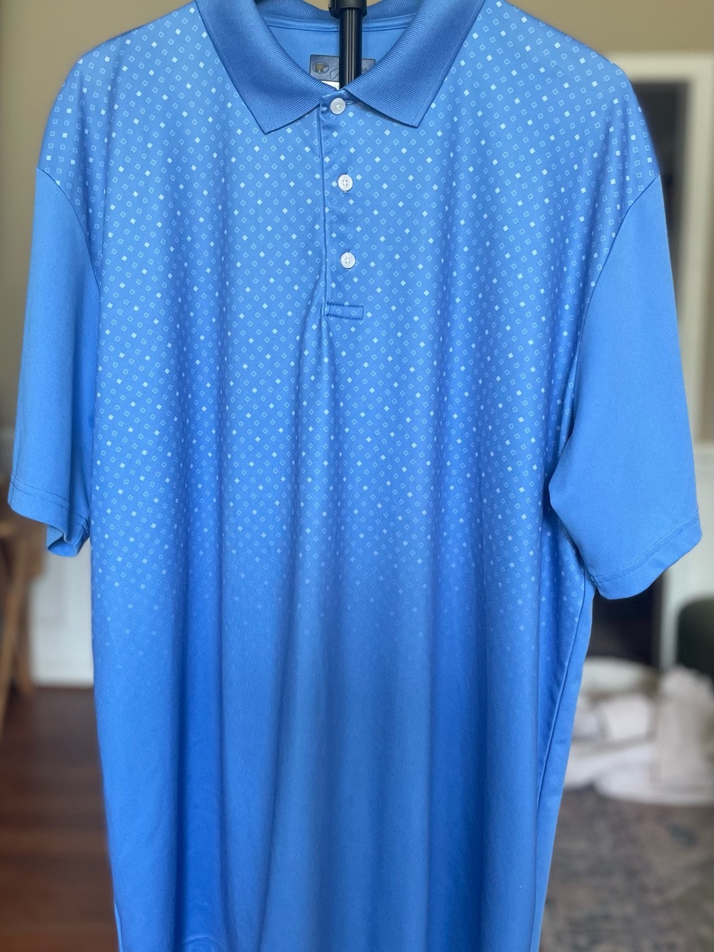 Jack Nicklaus StayDri Men's Blue Performance Polo Golf Shirt, Size XL